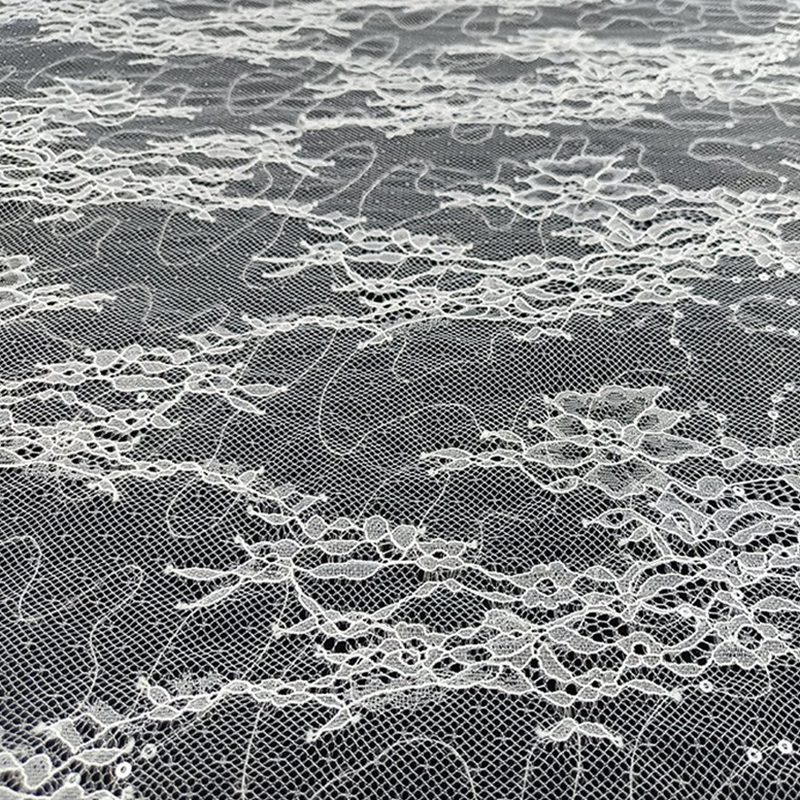 Lace Fabric Lace Trim Nylon Warp Knit for Apparel Wholesale Supplier 14